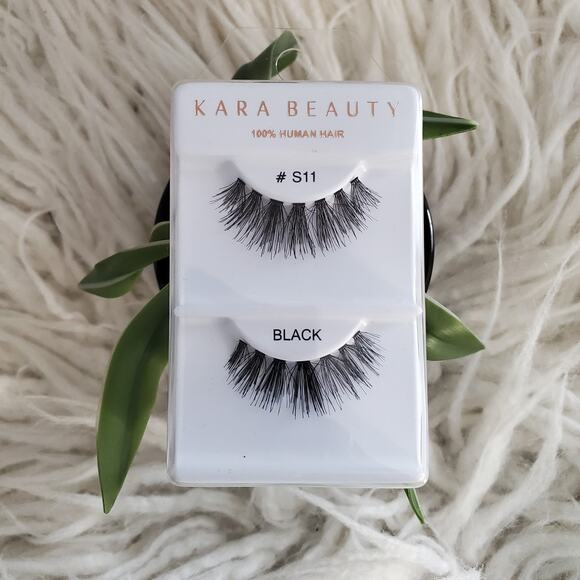 Kara Beauty 100% Human Hair False Eyelashes S11 - Picture 1 of 4